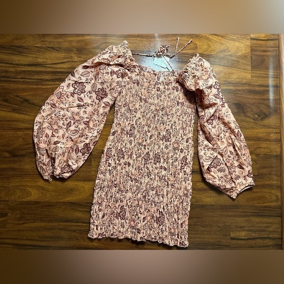 free People Women's Smock It To Me Mini Dress small NWT - Picture 5 of 5